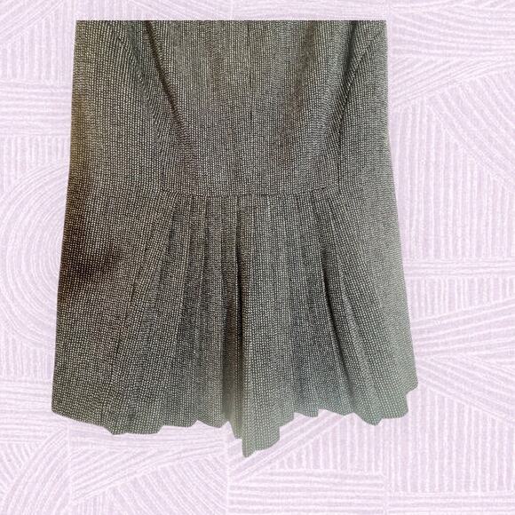 Express Design Studio Black White Tweed Fishtail Pencil Skirt Size 2 Y2K Vintage - Picture 5 of 11